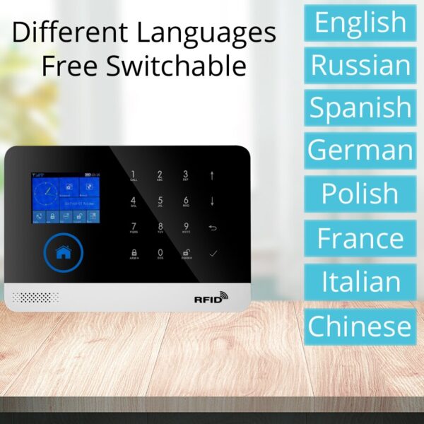 Auto Dial LCD GSM SMS Burglar Alarm - Image 4