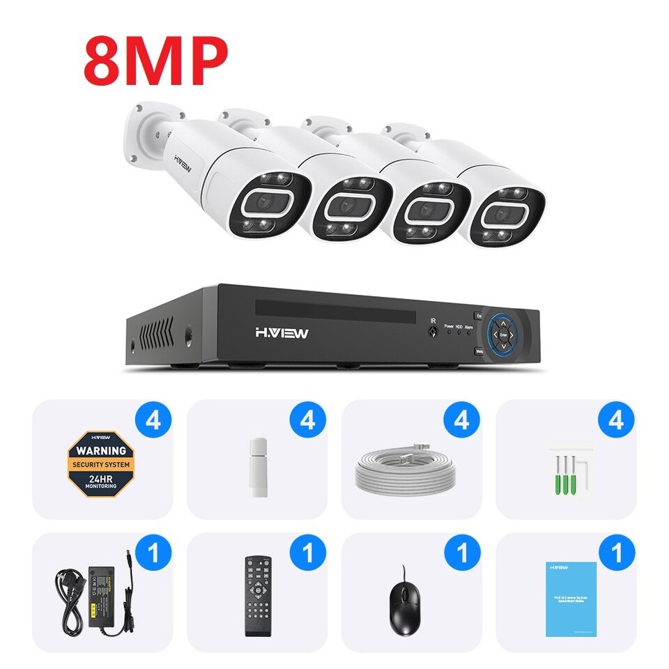 Home Video Surveillance Kit - 8CH 4K 5MP 8MP - Image 3