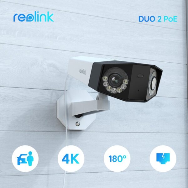 4K Dual Lens Outdoor Security Camera