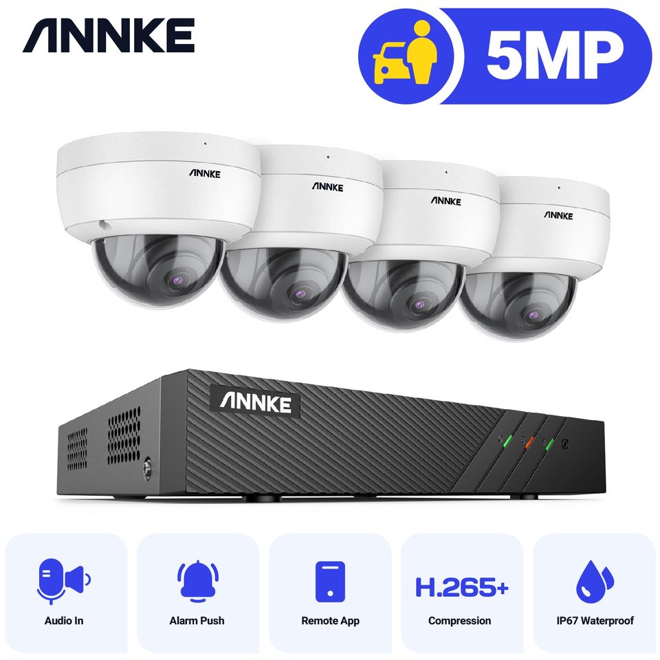 ANNKE 5MP FHD POE Network Security System