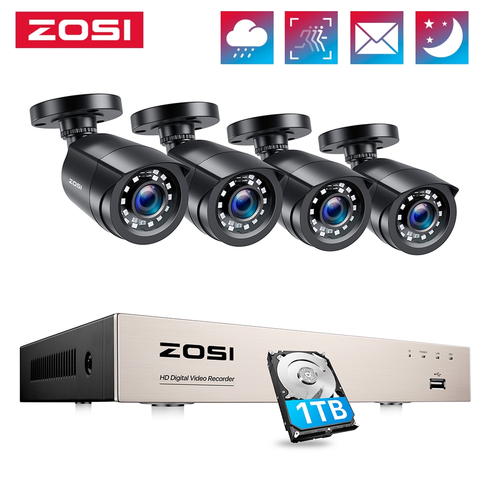 ZOSI 8CH 1080P CCTV System - Image 2