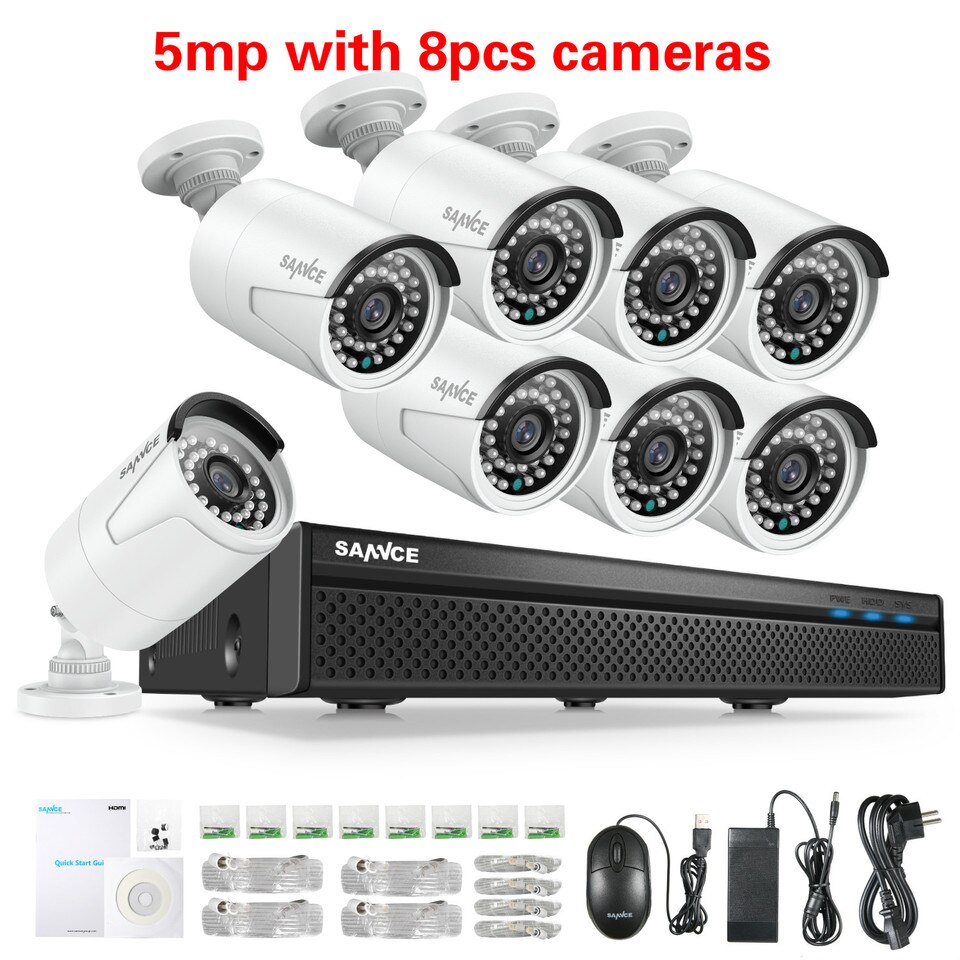 SANNCE 5MP POE Surveillance System - Image 7