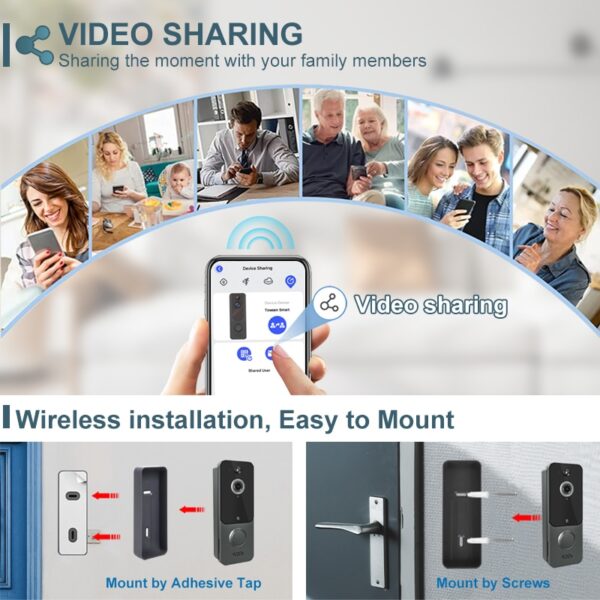 Smart Home Security Doorbell Camera - Image 5
