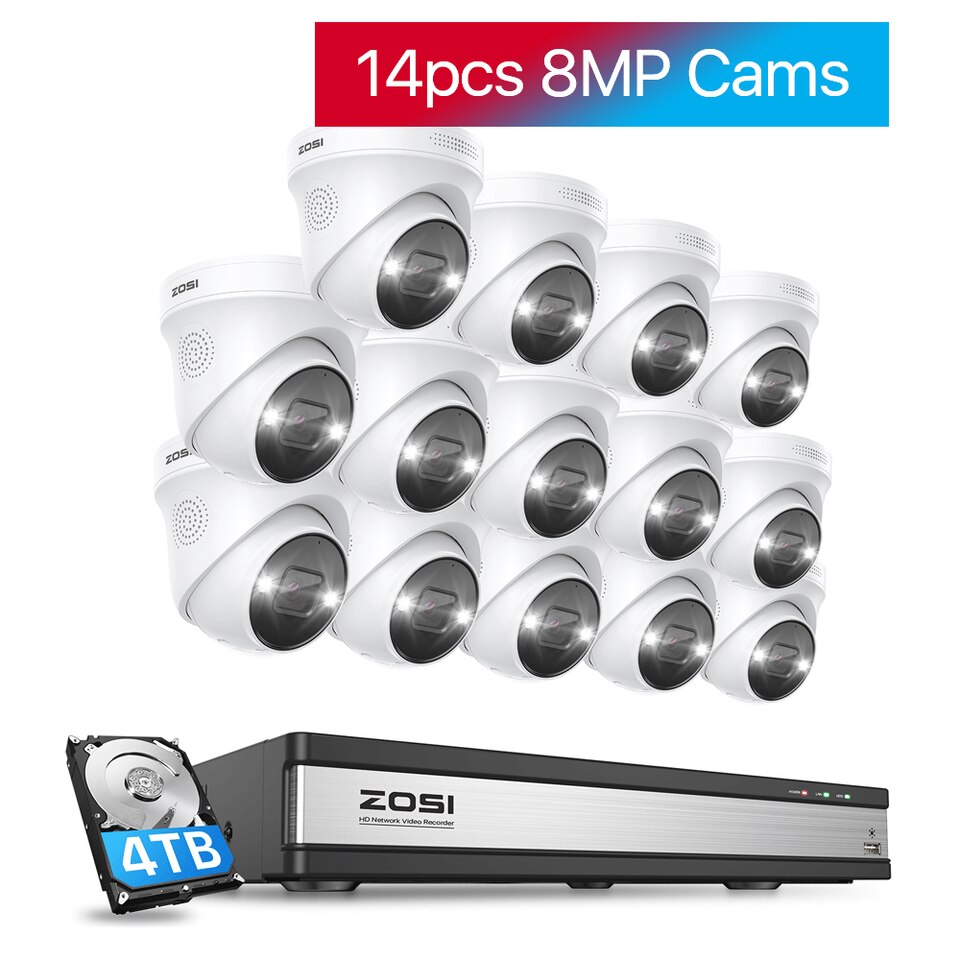 ZOSI 4K 16CH PoE Surveillance System - Image 2
