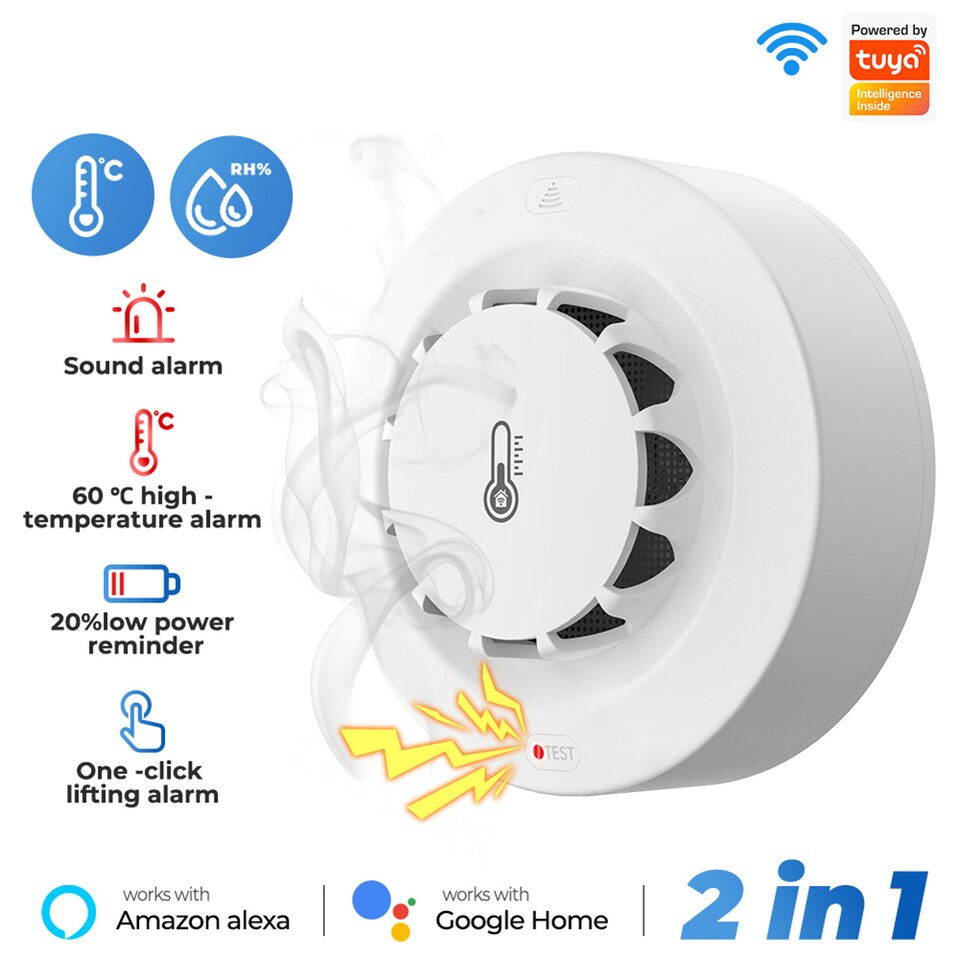 Tuya WiFi Smoke Alarm - Fire Protection - Image 3