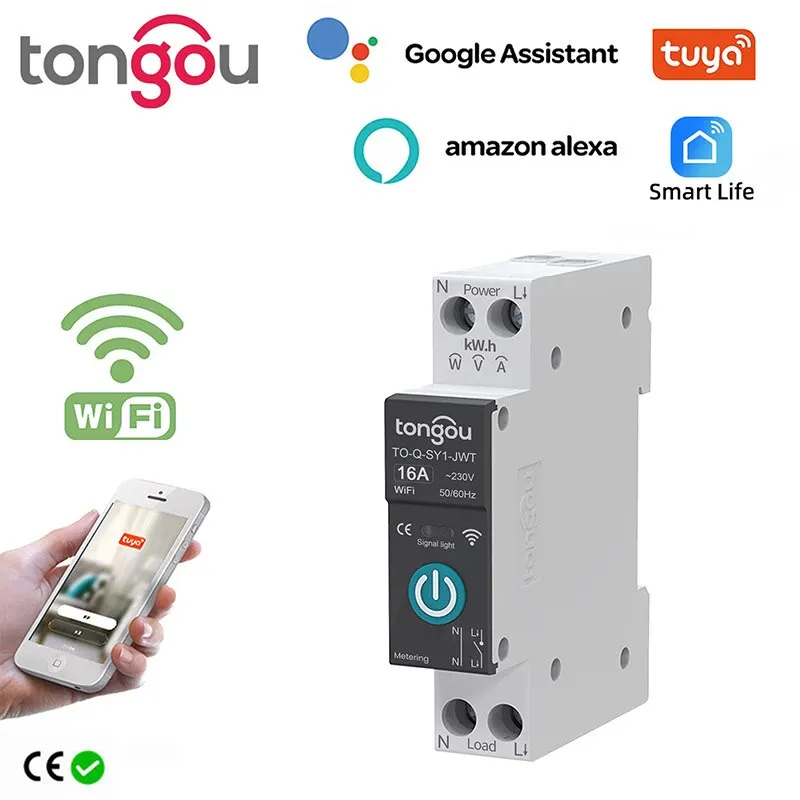 WiFi Smart Circuit Breaker Wireless Remote Control WiFi Switch by