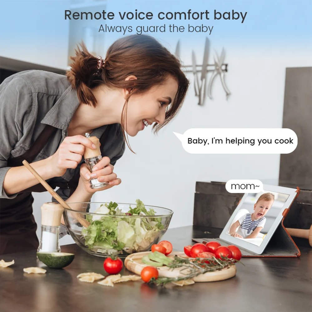 WiFi indoor high-definition crying detection baby monitor full-color night vision - Image 6