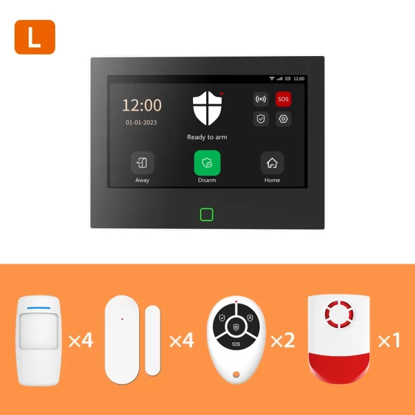 Wireless WiFi Home Alarm System