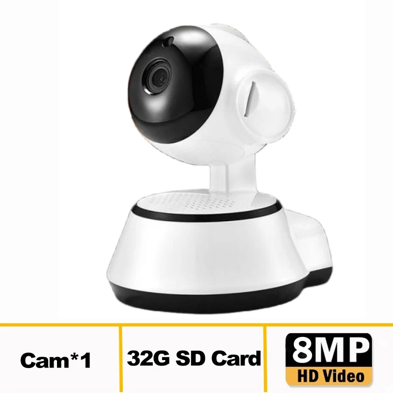 Wifi Surveillance Camera 8MP Wireless Security Baby Pet Monitor AI Human Tracking HD Full Color Night Vision Indoor Video Camera - Image 10