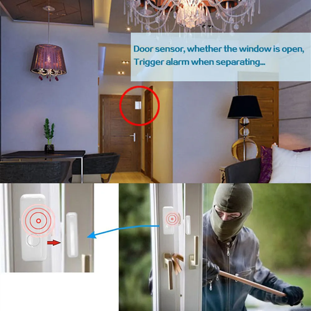 PGST Window Door Sensor for 433MHz Alarm System PG103 Wireless Home Alarm App Notification Alerts - Image 3