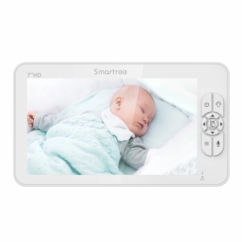 SM70V2 7" 1080P HD Split Screen Video Baby Monitor with two Camera, Hack Proof, Remote Zoom/Pan/Tilt, 4000mAh Battery - Image 3