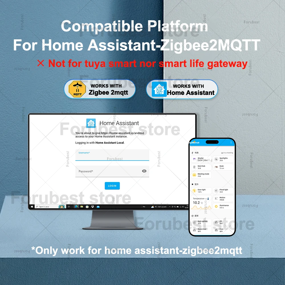 Smart Zigbee Vibration Sensor Tilt Sensor Home Security Automation Motion Shock Alarm Sensor Support Home Assistant Zigbee2MQTT - Image 3