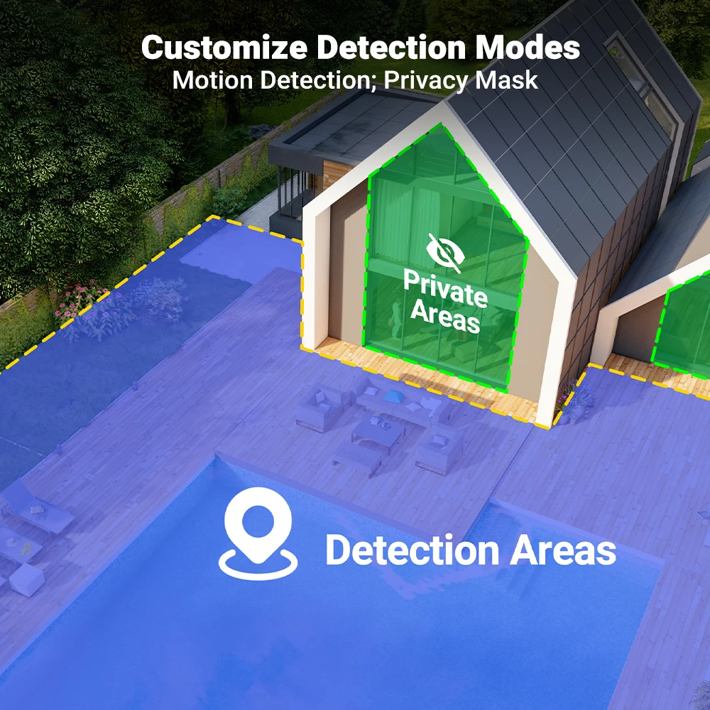 ANNKE 3K 5MP Home Wired Security System H.265+ 8CH DVR 4pcs Night Vision Outdoor Two Way Voice Video Surveillance Camera Kits - Image 2