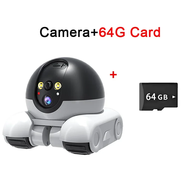 WIFI Dual Lens Robot Camera Dual Screen Monitoring 1080P HD PTZ IP Security Surveillance Camera Auto Tracking Baby Pets Monitor - Image 8