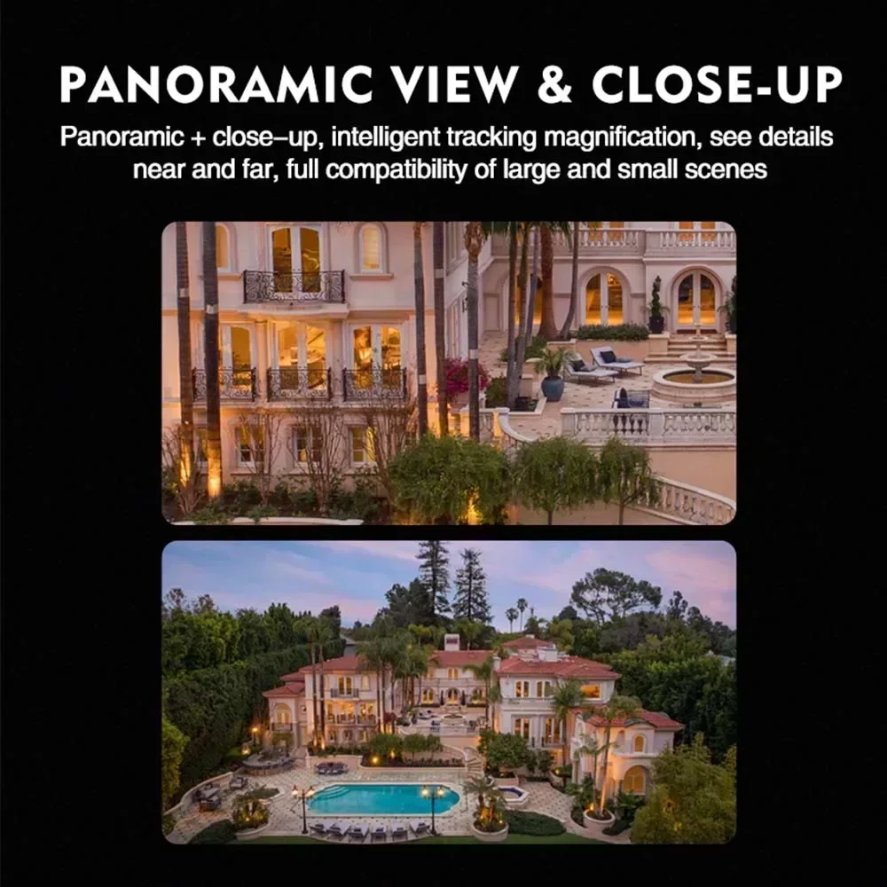 ANSVICAM 4K 8MP WIFI Security Camera with TUYA APP, Dual Screen, AI Auto - Tracking Smart Life for CCTV Video Camera - Image 4