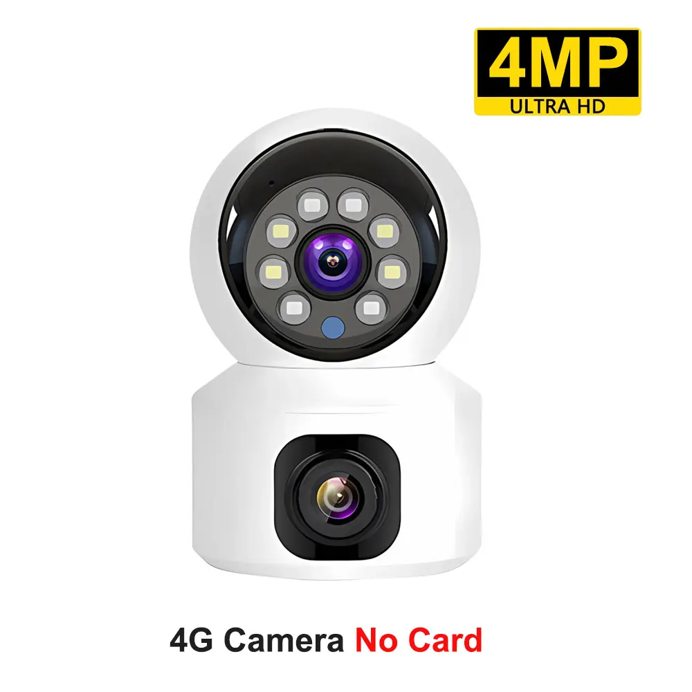 4G SIM IP Camera Wireless Dual Lens Night Vision Indoor Baby Monitor Human Detect Two Way Video Camara CCTV Security Protection - Image 7