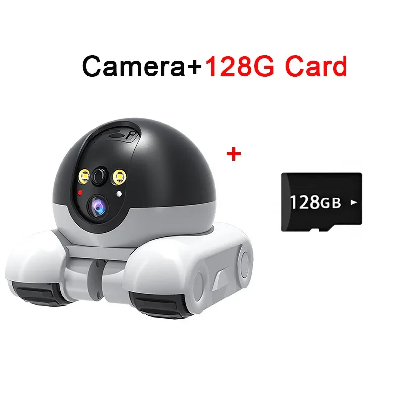 WIFI Dual Lens Robot Camera Dual Screen Monitoring 1080P HD PTZ IP Security Surveillance Camera Auto Tracking Baby Pets Monitor - Image 9