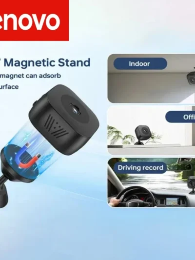 Lenovo 6K Mini Security Camera Wireless 2.4G WiFi Monitoring Security Protection Remote Night Vision Surveillance Smart Home New