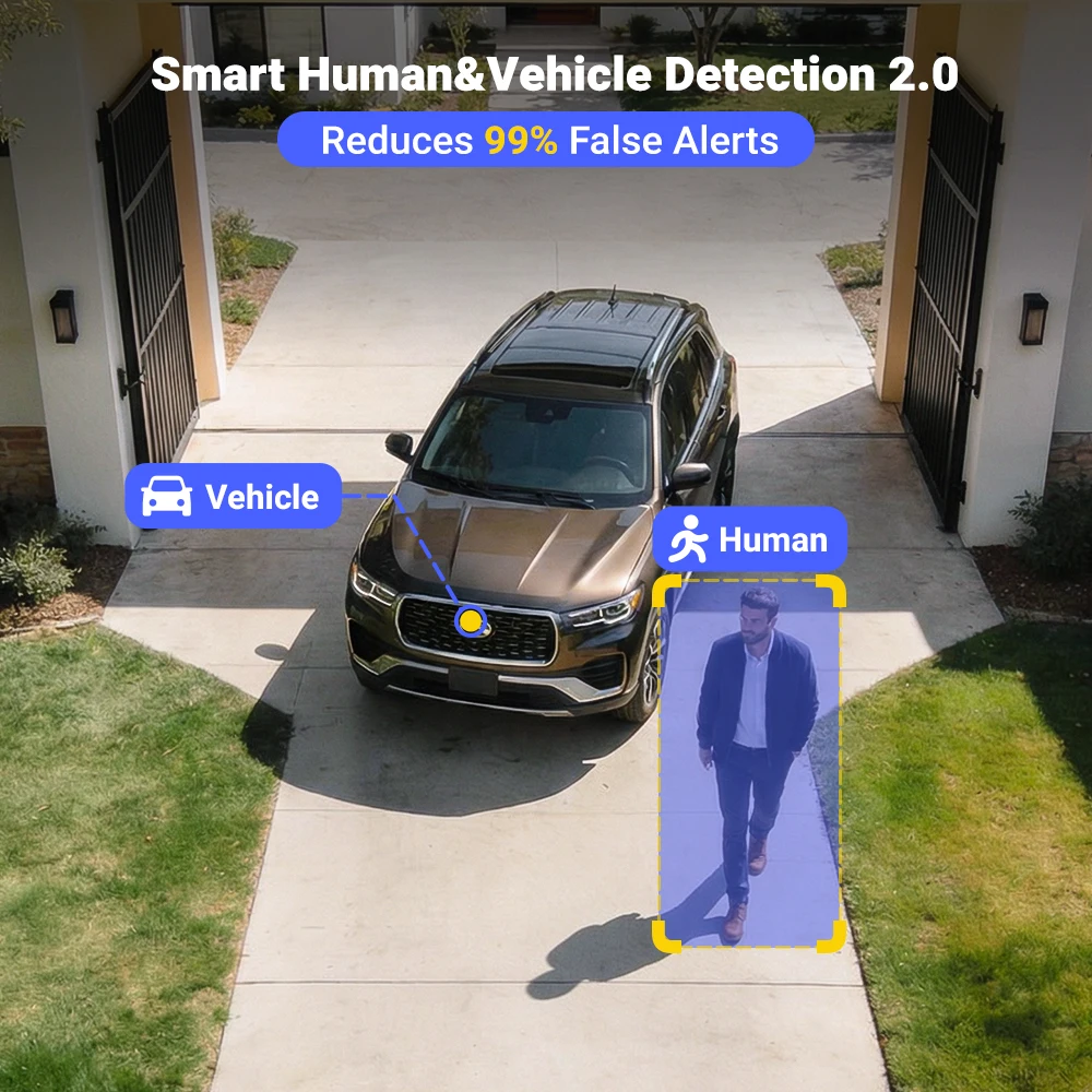 ANNKE 3K 5MP Home Wired Security System H.265+ 8CH DVR 4pcs Night Vision Outdoor Two Way Voice Video Surveillance Camera Kits - Image 3