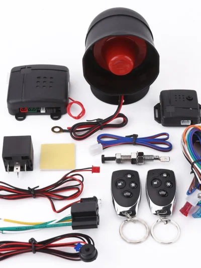 Car Alarm Remote Universal Car Alarm Security System Keyless Entry with 2 Remote Controls Siren Car Security System