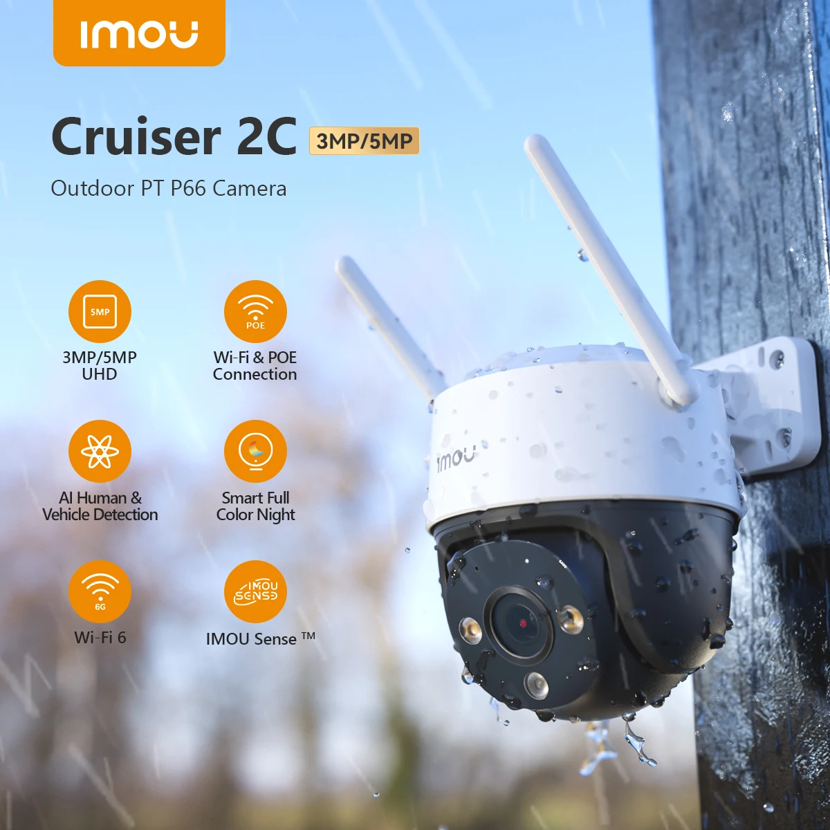 IMOU Clearance Indoor Outdoor Camera Wi-Fi IP Security Surveillance Ranger SE/Cue 2C/Cruiser 2C/Bullet 2/Web cam - Image 3