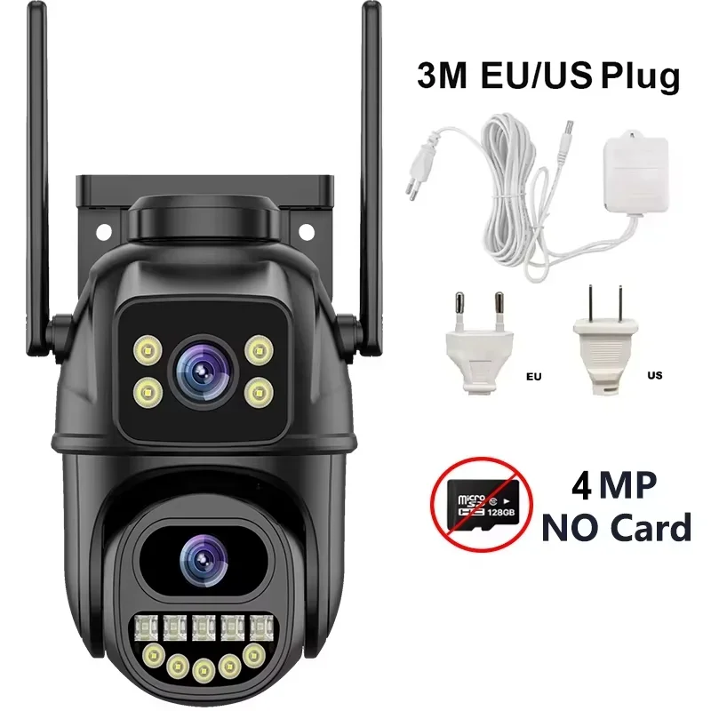 4K 8MP Security Camera 5X Zoom Dual Lens Dual Screen Outdoor WiFi Home Protection 6MP IP PTZ CCTV Video Surveillance Camera - Image 15
