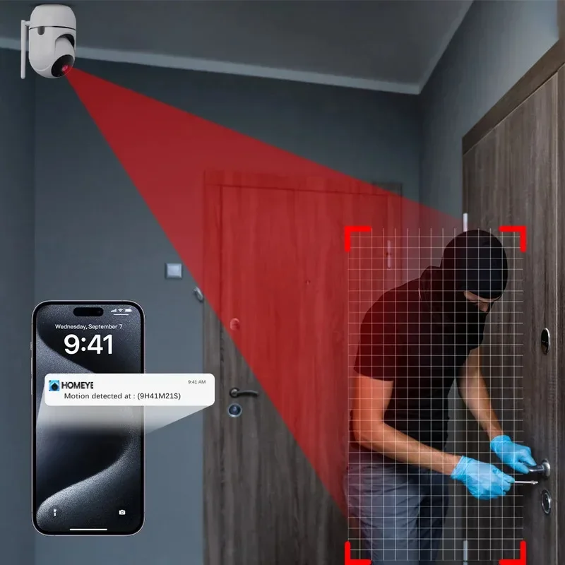 5 Inch Video Baby Monitor With Camera PTZ Zoom Babyphone Cam Security Protection Surveillance Cameras Temperature Sensor Lullaby - Image 6