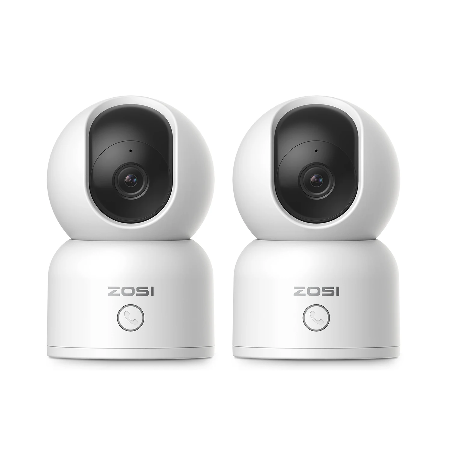 ZOSI 360° Smart Home Security Camera PTZ Auto Tracking Baby Monitor AI Panoramic HD Night Vision Indoor WiFi Surveillance Camera - Image 8