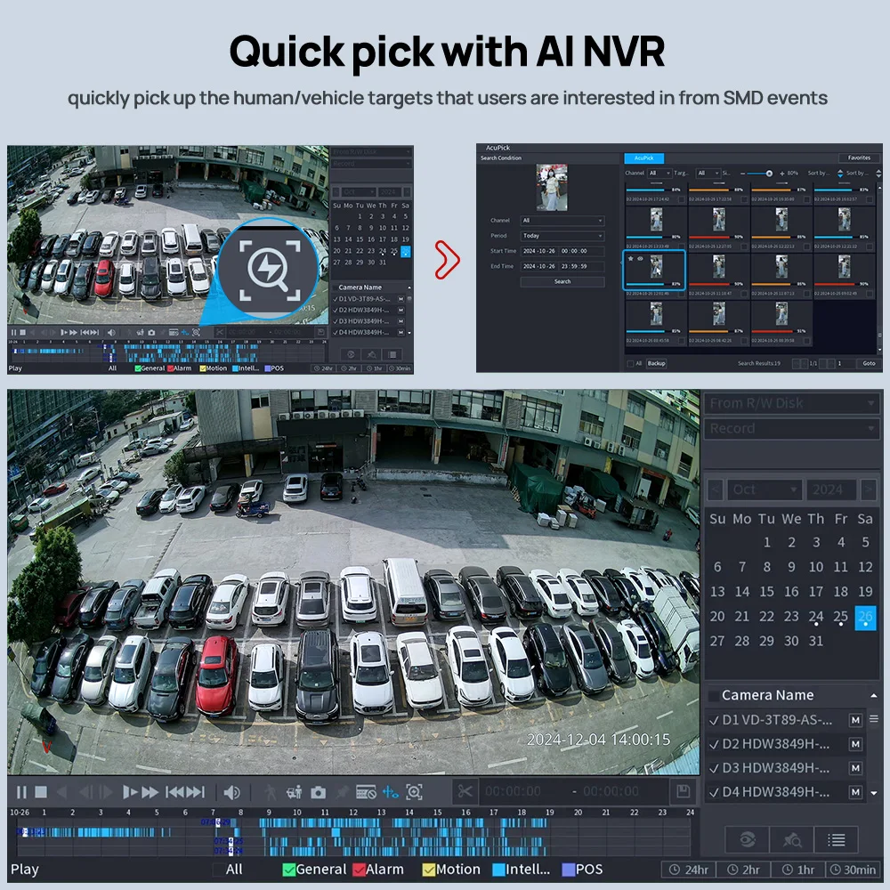 Dahua IPC-PDW3849-A180-AS-PV 2x4MP 180° TiOC Duo Splicing Fixed-focal Eyeball WizSense Network Camera Sound&Light Two-way-Audio - Image 3