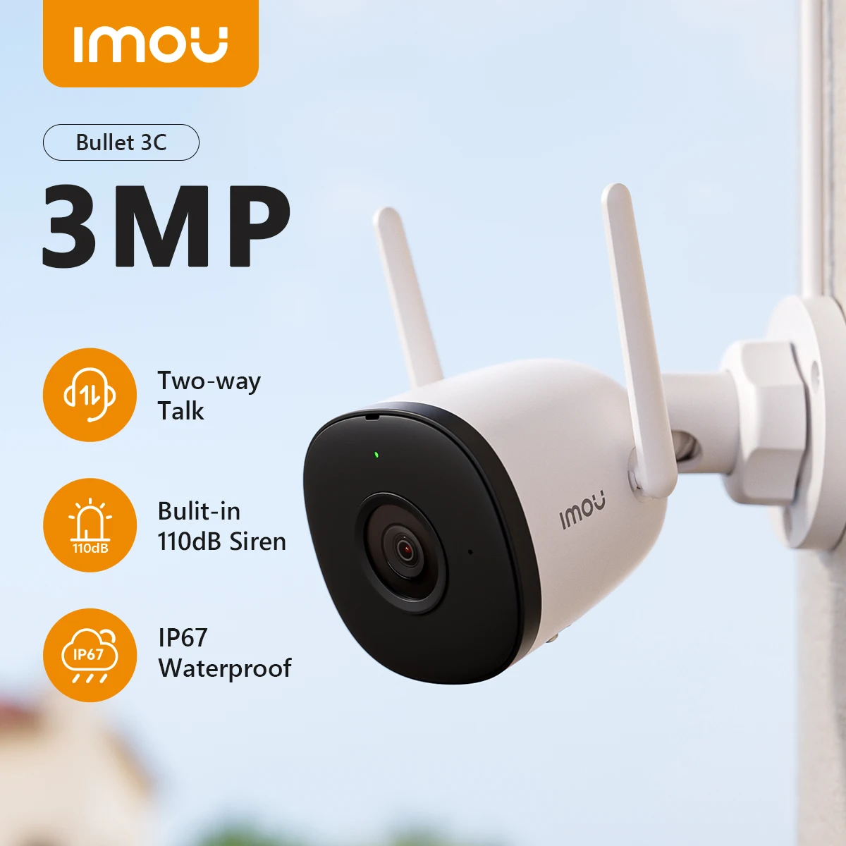 IMOU Clearance Indoor Outdoor Camera Wi-Fi IP Security Surveillance Ranger SE/Cue 2C/Cruiser 2C/Bullet 2/Web cam - Image 10