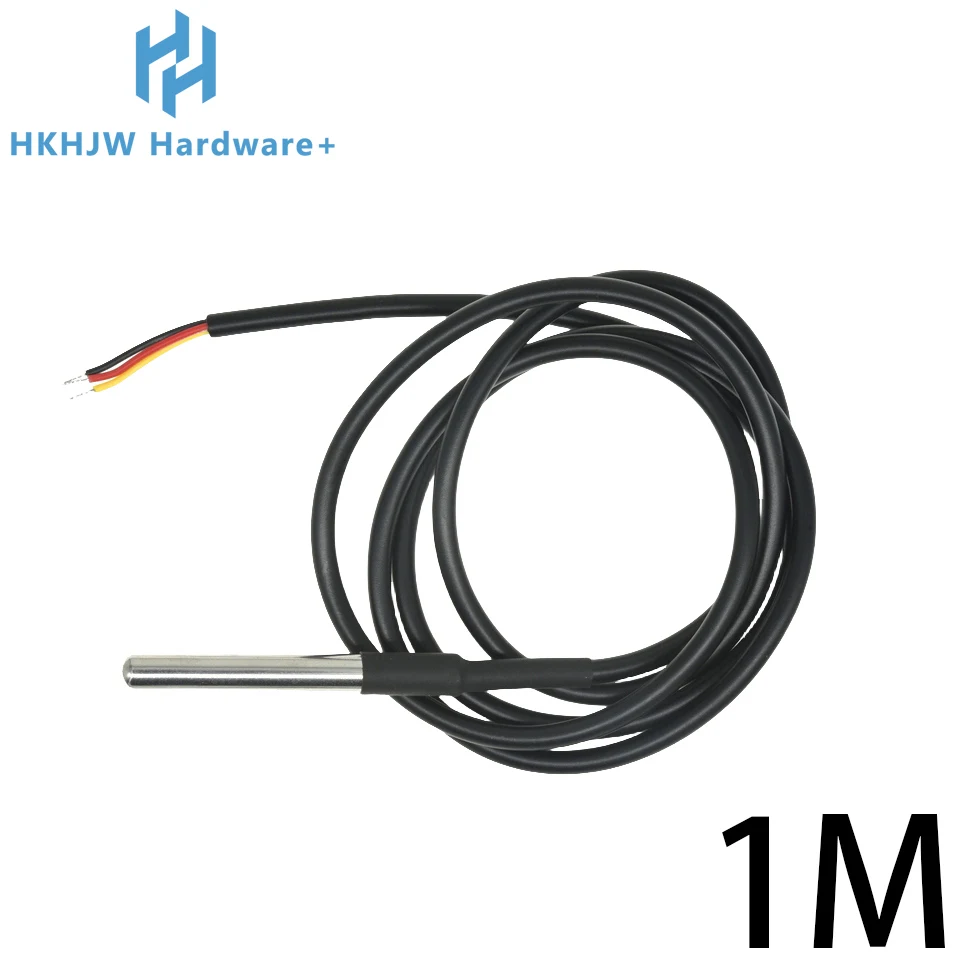 1/10PCS DS18B20 Waterproof Thread Temperature Probe Temperature Sensor Stainless Steel Package 1/2/3/5/10Meter For Arduino - Image 14