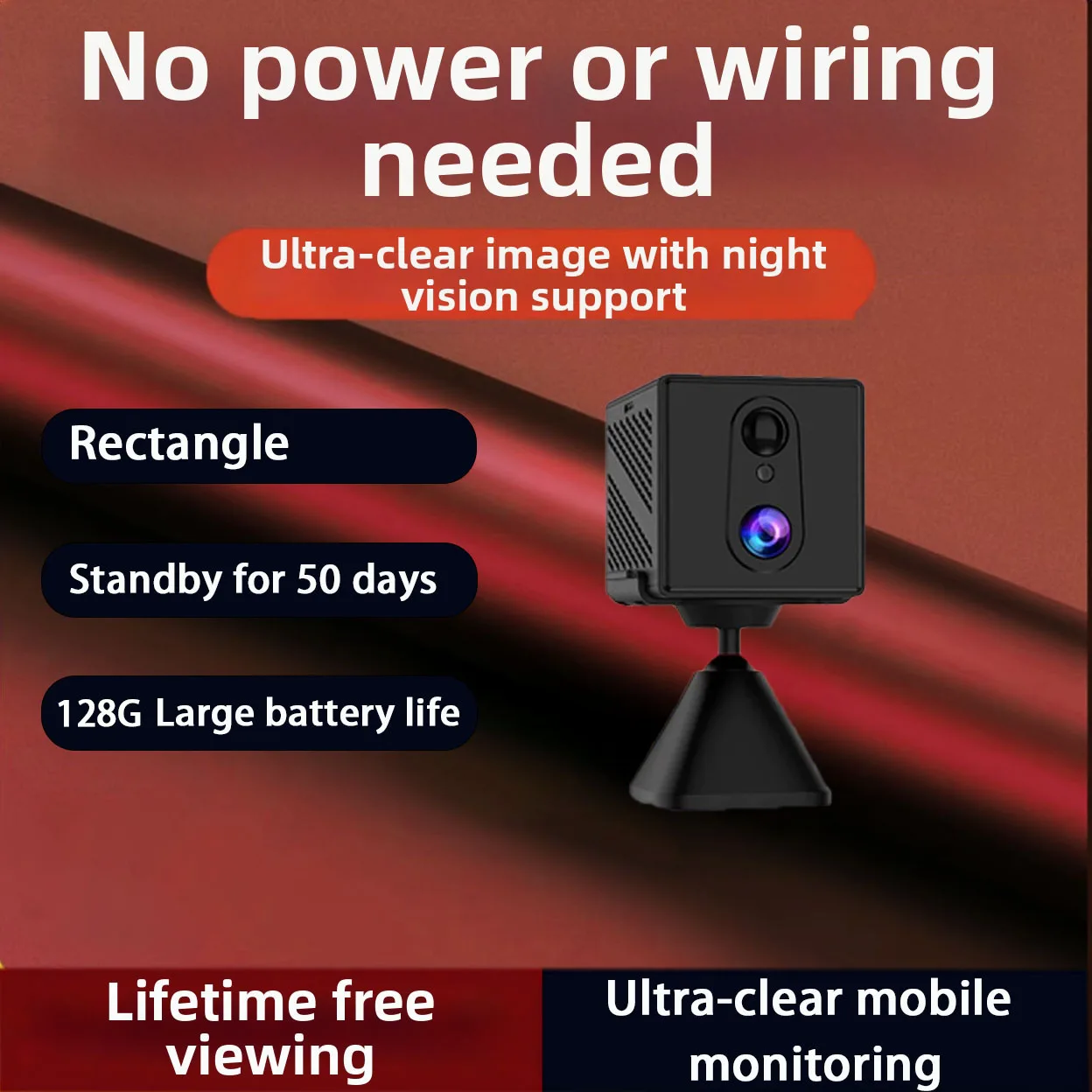 This Product Is Amazing!! Mini Video Recording Portable Camera, Built-In Battery, Smart Night Vision, Micro Size, Motion Detection, Audio Recording, Synchronous Monitoring, Super High Definition, USB Rechargeable, for Home Security, Babysitting, Pets, Elderly, Can Also Be Used in Cars, Wifi Small Ca - Image 9