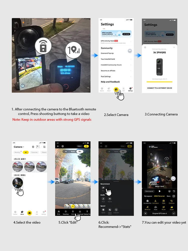 Camera Accessories Bluetooth Wireless Remote Control - Image 3