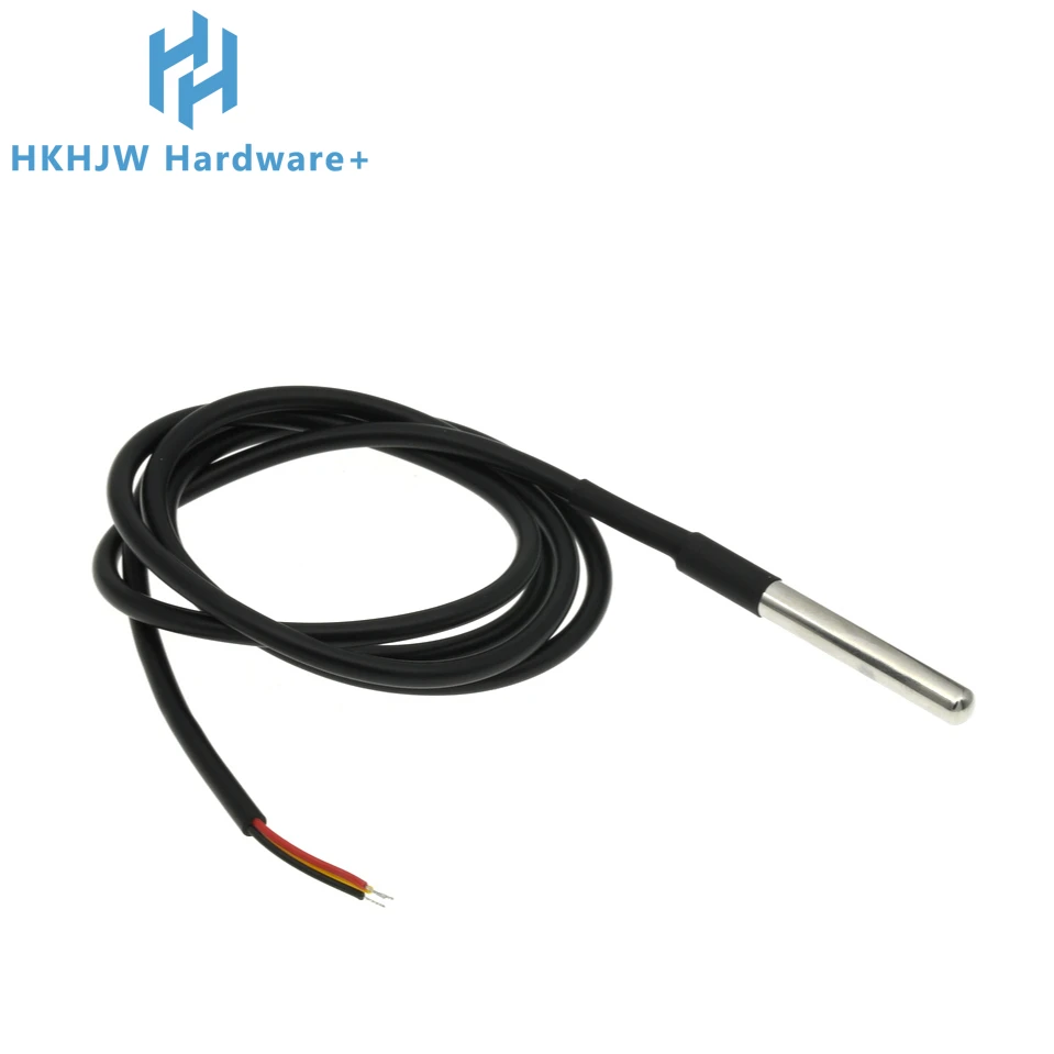 1/10PCS DS18B20 Waterproof Thread Temperature Probe Temperature Sensor Stainless Steel Package 1/2/3/5/10Meter For Arduino - Image 5