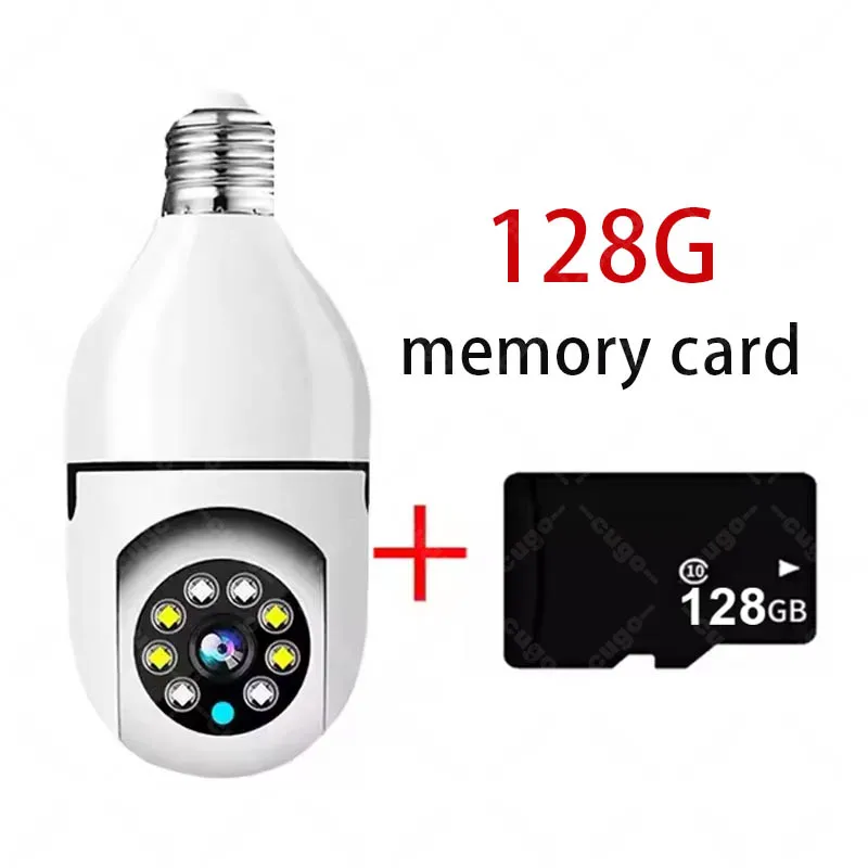8MP E27 Bulb Surveillance Camera Wifi IP PTZ CCTV Camera 10X Zoom Color Night Vision Human Tracking Security Baby Monitor Cam - Image 10