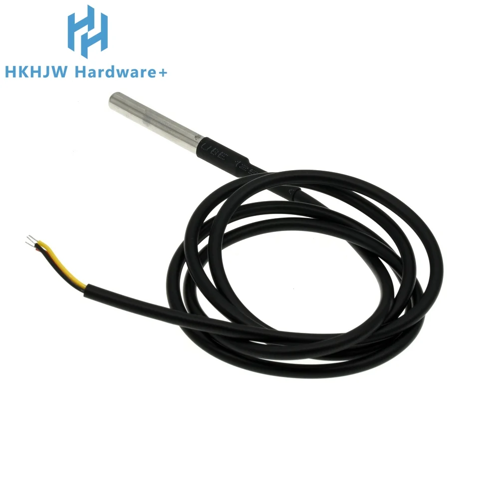 1/10PCS DS18B20 Waterproof Thread Temperature Probe Temperature Sensor Stainless Steel Package 1/2/3/5/10Meter For Arduino - Image 2