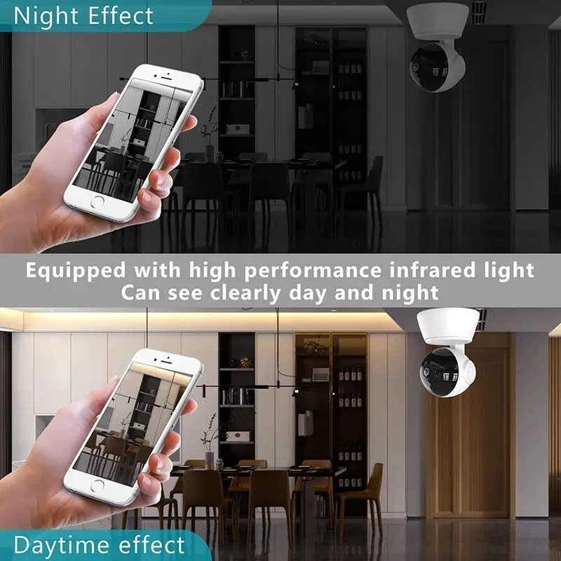 Wifi Surveillance Camera 8MP Wireless Security Baby Pet Monitor AI Human Tracking HD Full Color Night Vision Indoor Video Camera - Image 5