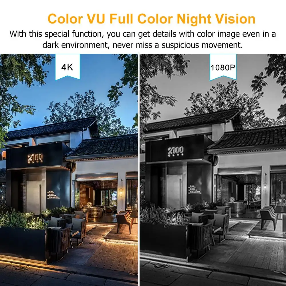 Hikvision 8MP Camera DS-2CD2387G2P-LSU/SL 4K Turret Panoramic ColorVu Color Night Built-in Mic Speaker Strobe Light Audio Alarm - Image 3