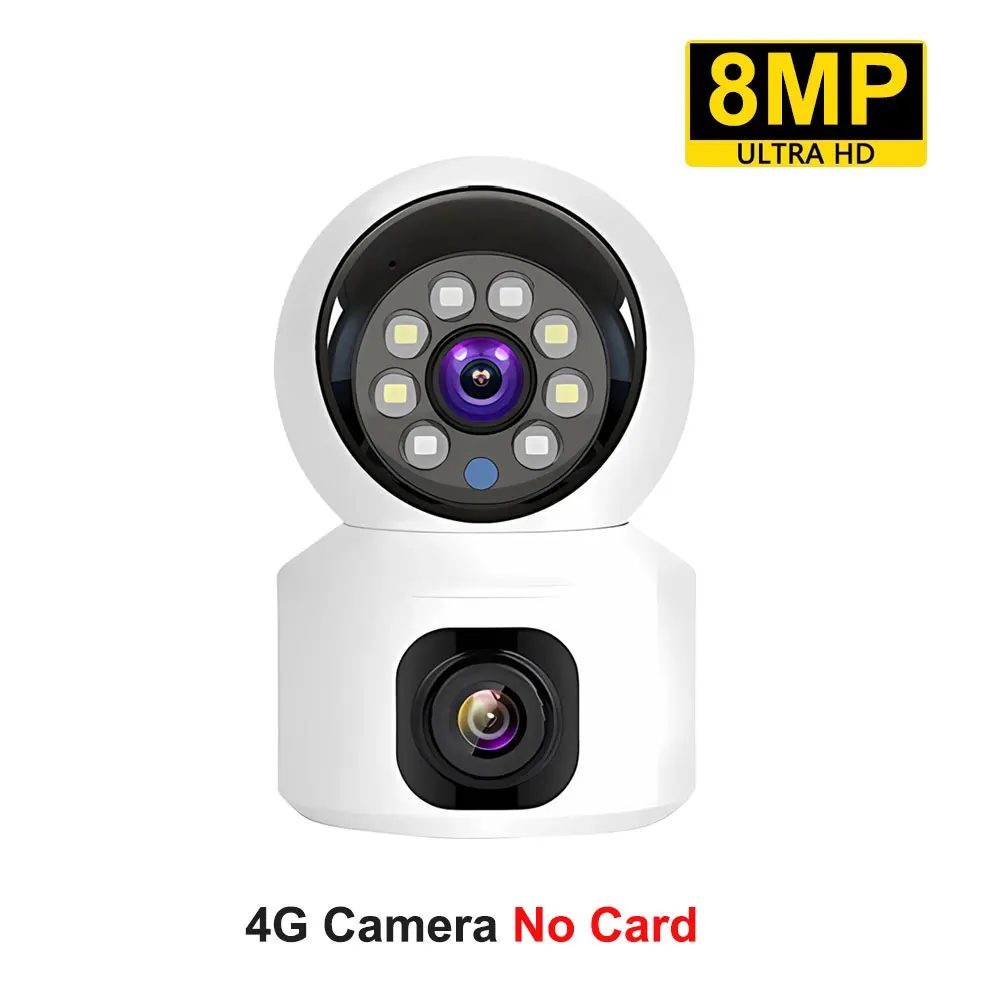 4G SIM IP Camera Wireless Dual Lens Night Vision Indoor Baby Monitor Human Detect Two Way Video Camara CCTV Security Protection - Image 12