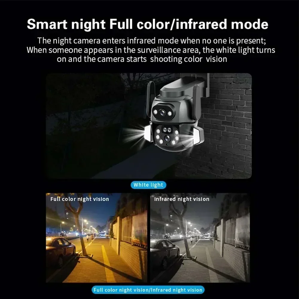 ANSVICAM 4K 8MP WIFI Security Camera with TUYA APP, Dual Screen, AI Auto - Tracking Smart Life for CCTV Video Camera - Image 3