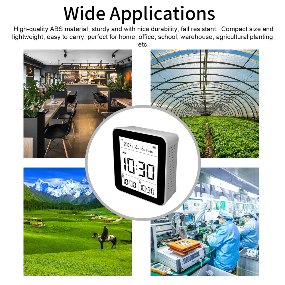 9 in 1/13 in 1/14 in 1 Tuya WIFI Air Quality Monitor CO Detector Real Time Monitoring Home Air Test Kits APP Control CO2 Meter - Image 4