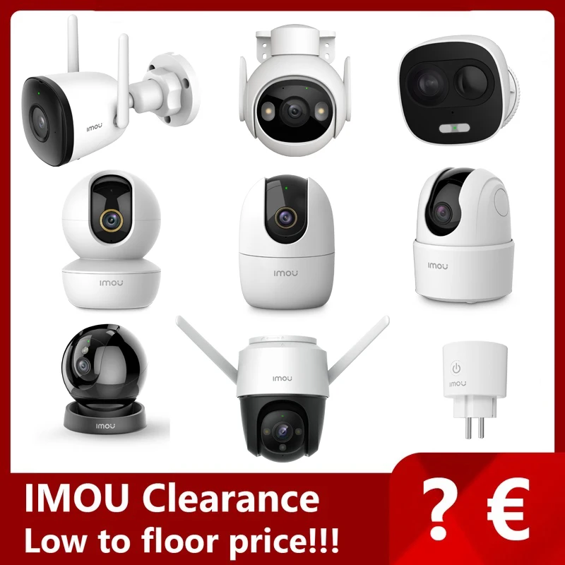 IMOU Clearance Indoor Outdoor Camera Wi-Fi IP Security Surveillance Ranger SE/Cue 2C/Cruiser 2C/Bullet 2/Web cam