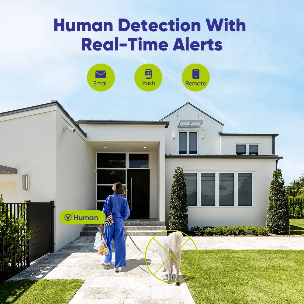 SANNCE 5MP WiFi CCTV System 10CH NVR Two Way Audio Security Camera System Video Surveillance Kit Outdoor Wireless IP Cameras - Image 2