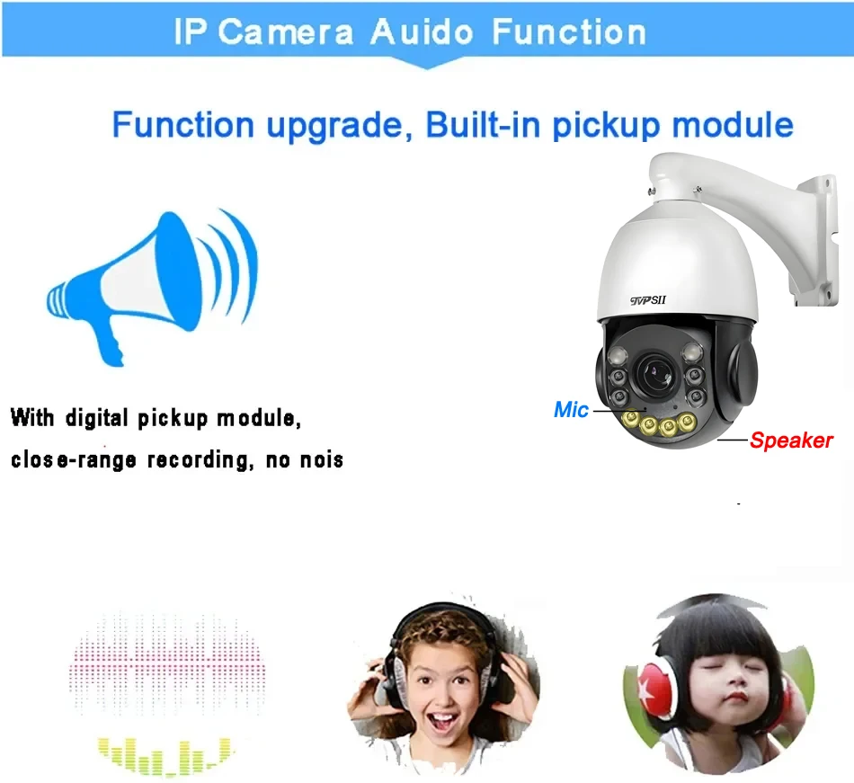 Onvif Metal Laser Infrared Full Color Auto Tracking Cruise 8MP 4K 54X Optics Zoom 360° POE PTZ Speed Dome Surveillance IP Camera - Image 5