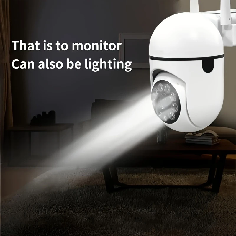 BoyKeep 1080P WiFi Bulb Surveillance Camera Color Night Vision Motion Tracking Indoor Outdoor Security Monitor Camera Y108 - Image 3