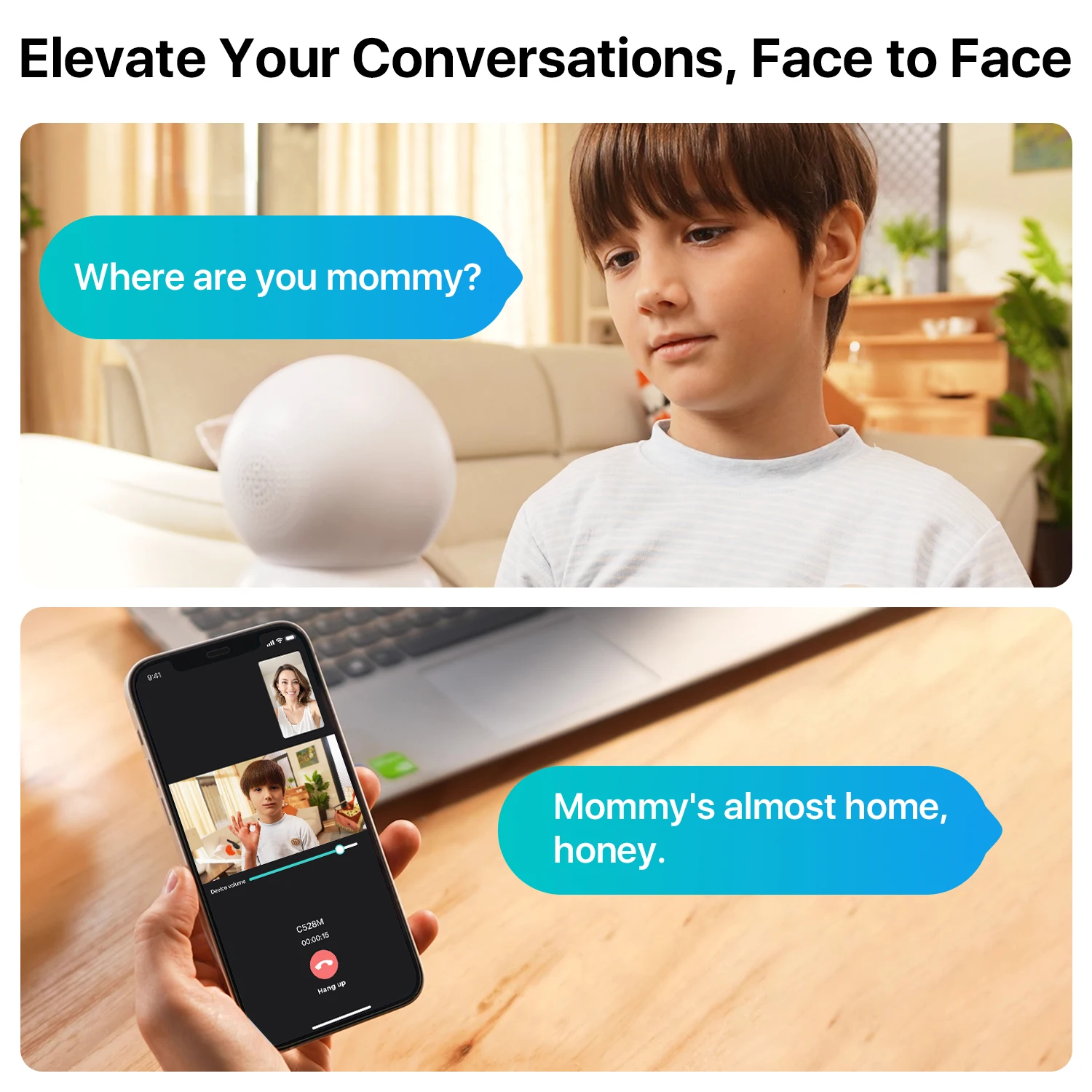 ZOSI 360° Smart Home Security Camera PTZ Auto Tracking Baby Monitor AI Panoramic HD Night Vision Indoor WiFi Surveillance Camera - Image 4