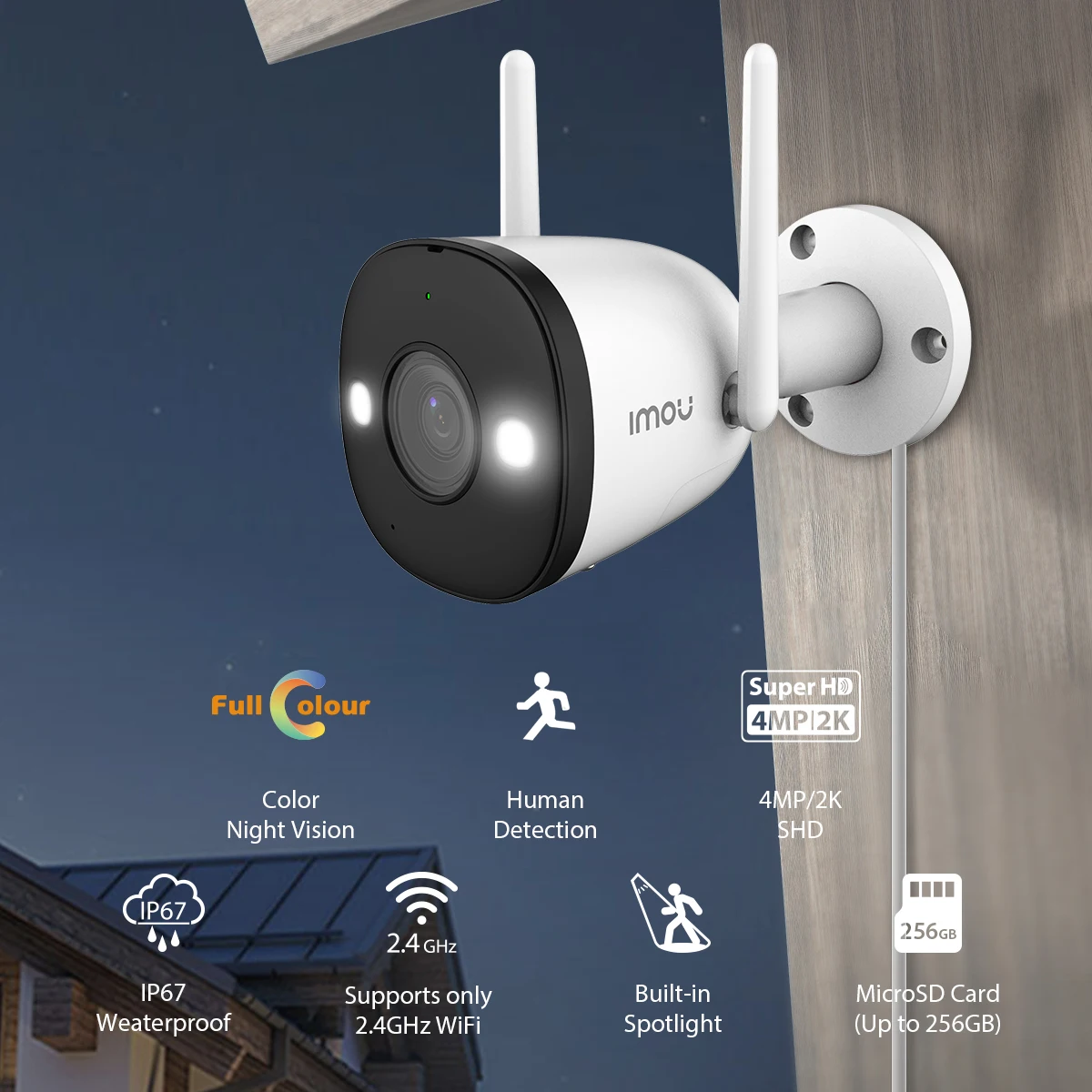 IMOU Clearance Indoor Outdoor Camera Wi-Fi IP Security Surveillance Ranger SE/Cue 2C/Cruiser 2C/Bullet 2/Web cam - Image 5