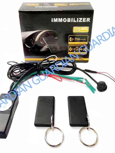 2.4GHz RFID Portable Immobilizer Wireless Engine Automatic Lock Car Alarm System Anti-Hijacking Circuit Cut Off Device Smart Key