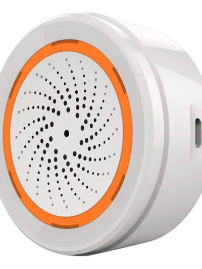 1-5PC Tuya Zigbee 3 in 1 Siren Alarm 90DB Sound Light Sensor Smart Home Tuya Smart Life APP Alarm Siren For Alexa Google 2022