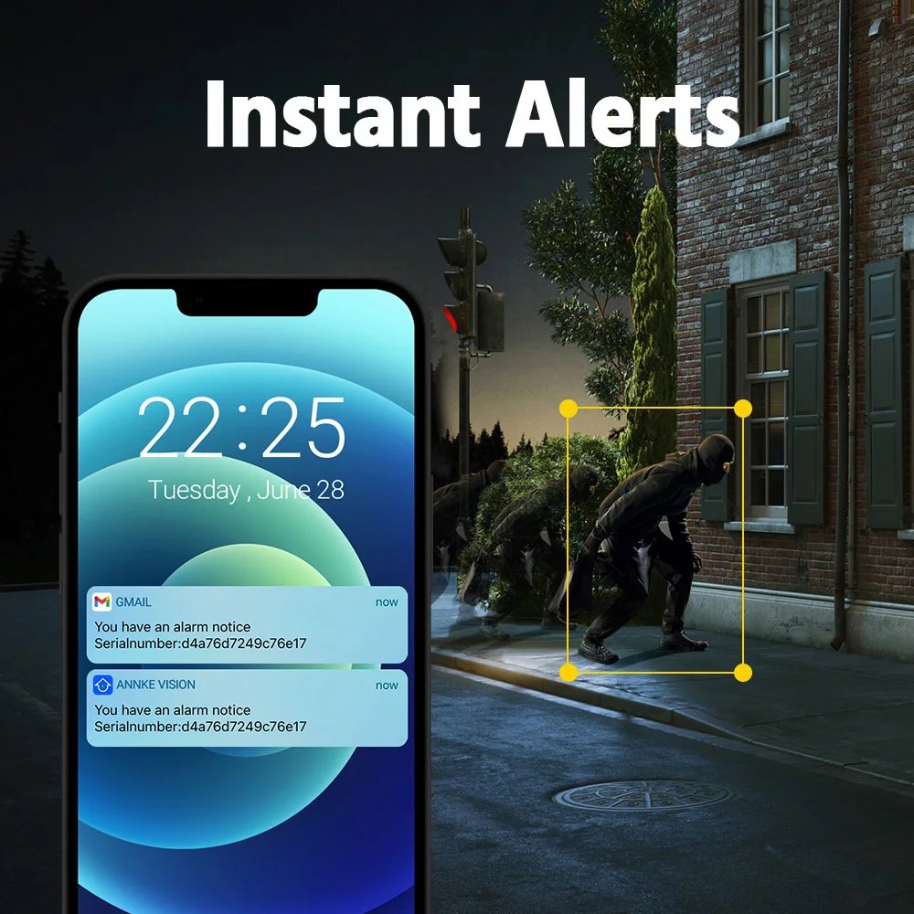 ANNKE 4K Ultra HD POE Video Surveillance System 8CH NVR Recorder With 8MP Security Cameras CCTV Kit Audio Recording 4K Ip camera - Image 4